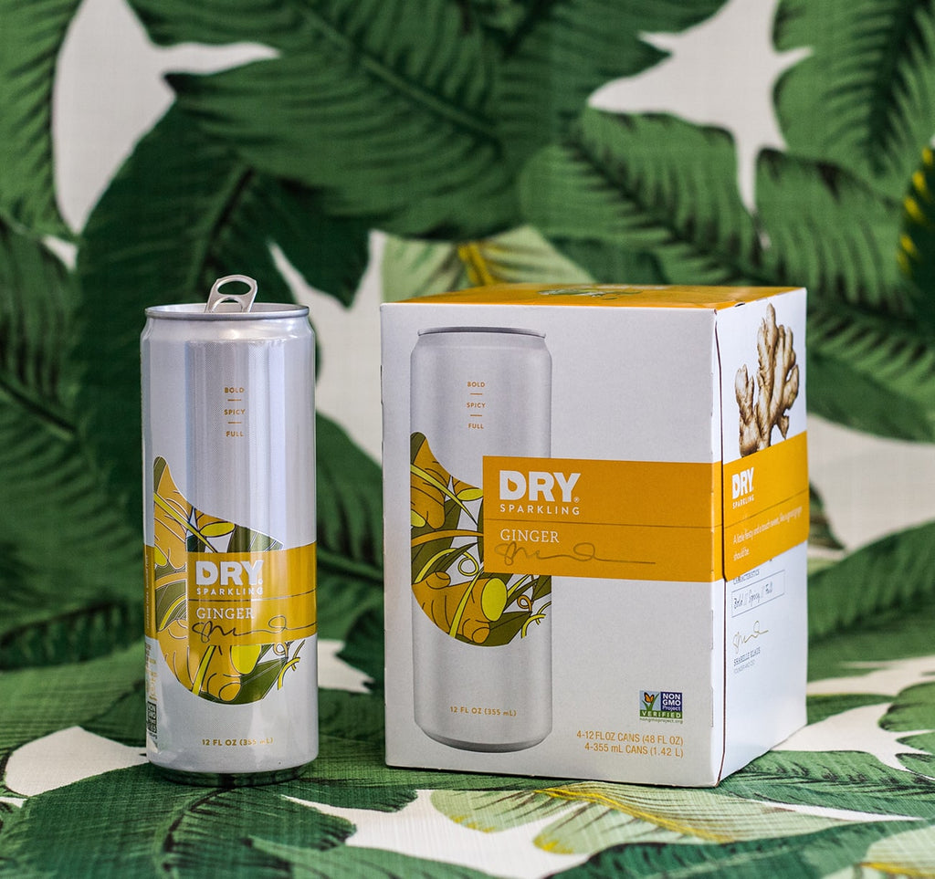 Introducing Ginger DRY Sparkling Cans!