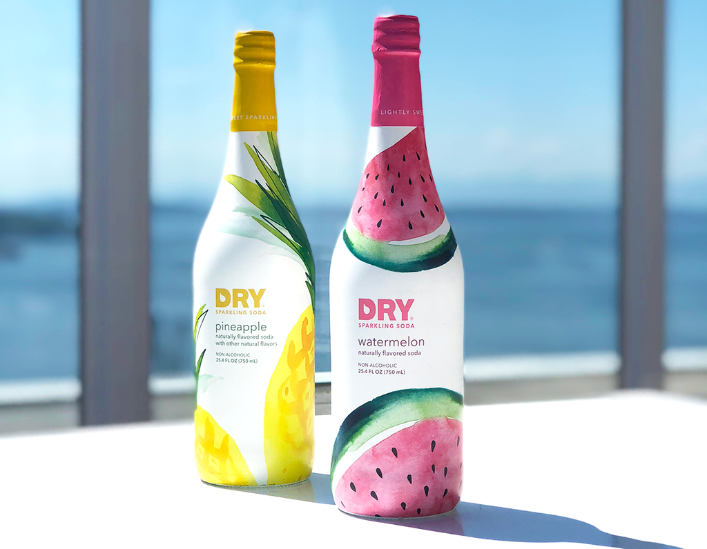 Introducing Watermelon & Pineapple DRY Sparkling Summer Celebration Bottles