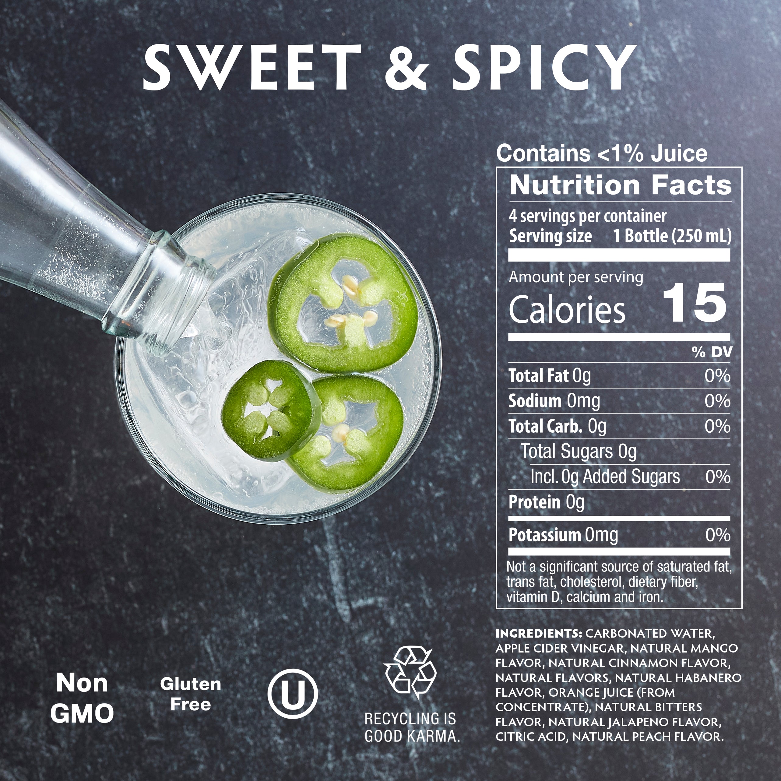 DRY Botanical Bitters & Soda – Sweet/Spicy (12 pack)